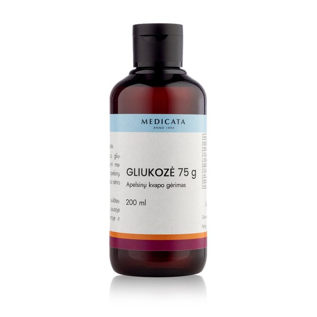 Gliukozė, apelsinų skonio gėrimas, 200 ml