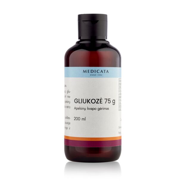 Gliukozė, apelsinų skonio gėrimas, 200 ml