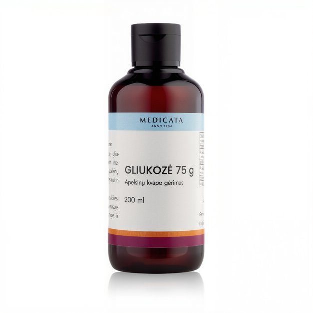 GLUCOSE drink with orange flavor, 200 ml