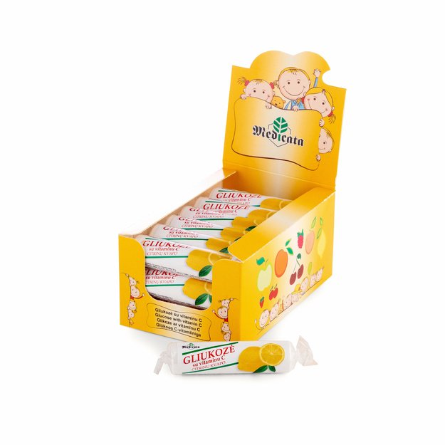 Glucose with Vitamin C, Lemon-Flavored, N21 