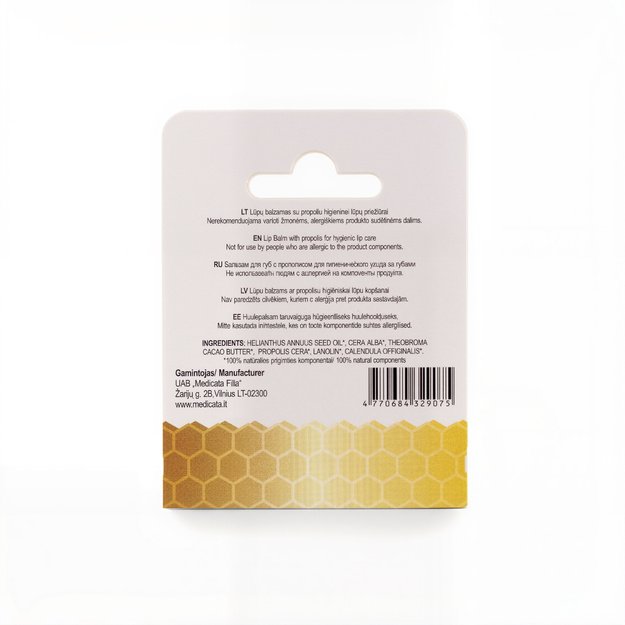 Lip balm with propolis, marigold extract, 5 g