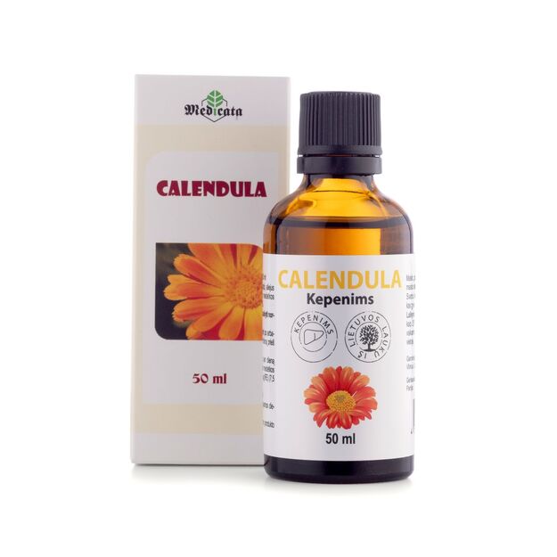 CALENDULA, medetkų ir saulėgrąžų MDF aliejus, 50 ml