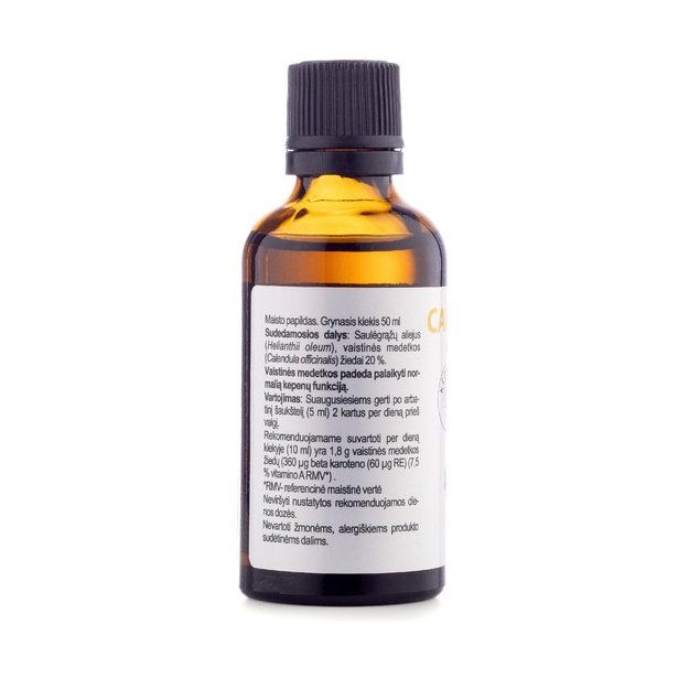 CALENDULA, marigold and sunflower MDF oil, 50 ml
