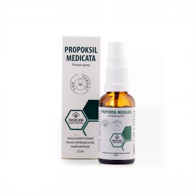 PROPOKSIL MEDICATA, throat spray for irritation, 25 ml