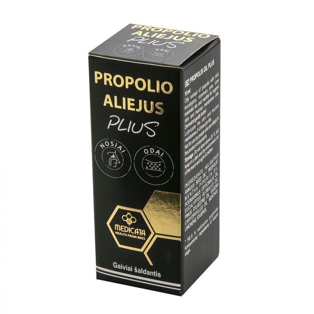 Propolio aliejus PLIUS, 15 ml
