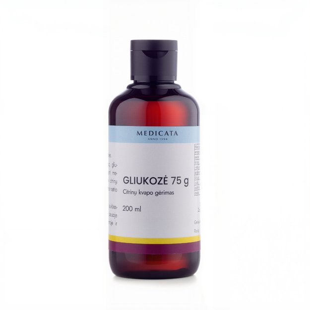 GLUCOSE drink with lemon flavor, 200 ml