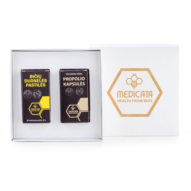 Dovanų rinkinys - imunitetui su bičių produktais