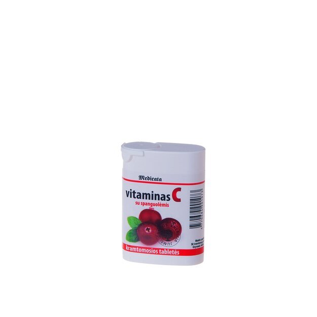 Vitaminas C su spanguolėmis, 50tab.