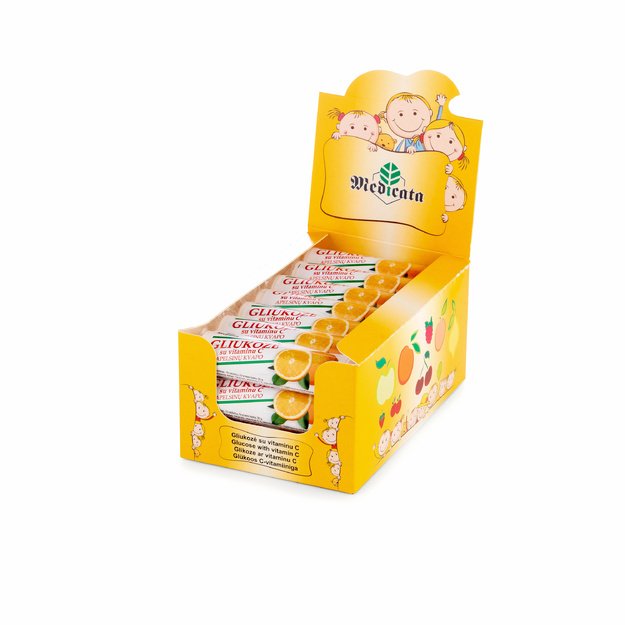 Glucose with Vitamin C, Orange Flavor, N21