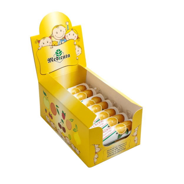 Gliukozė su vitaminu C, apelsinų skonio, N21