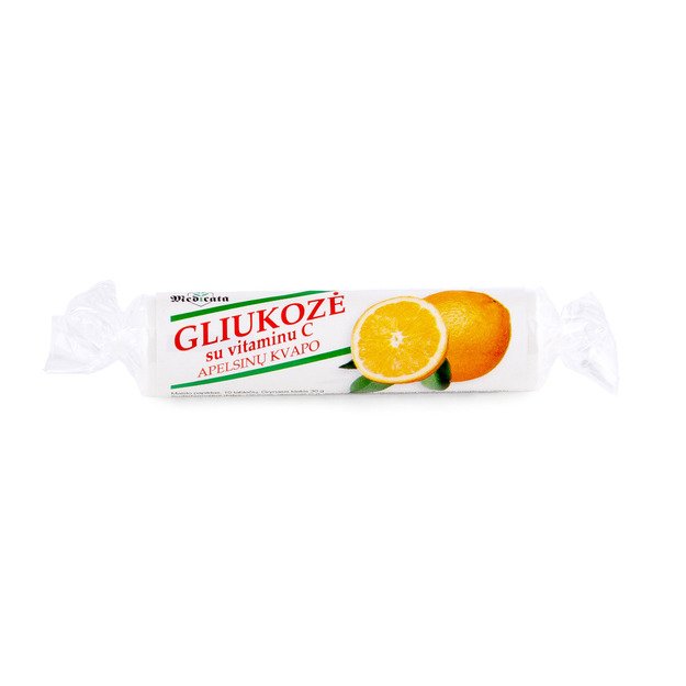 Gliukozė su vitaminu C, apelsinų skonio, N21