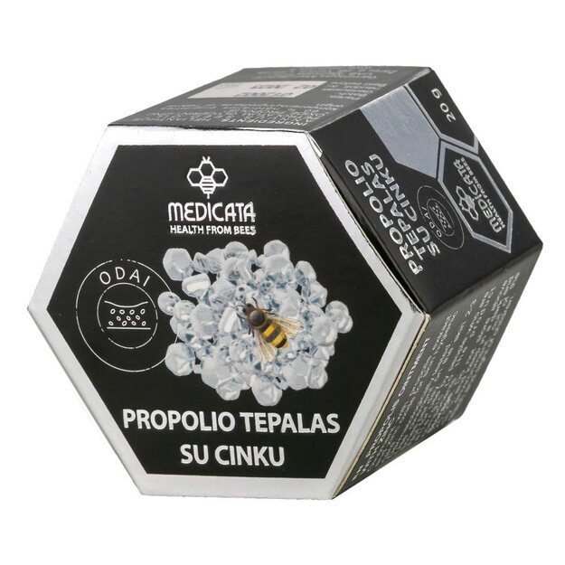 Propolio tepalas su cinku, 20 g