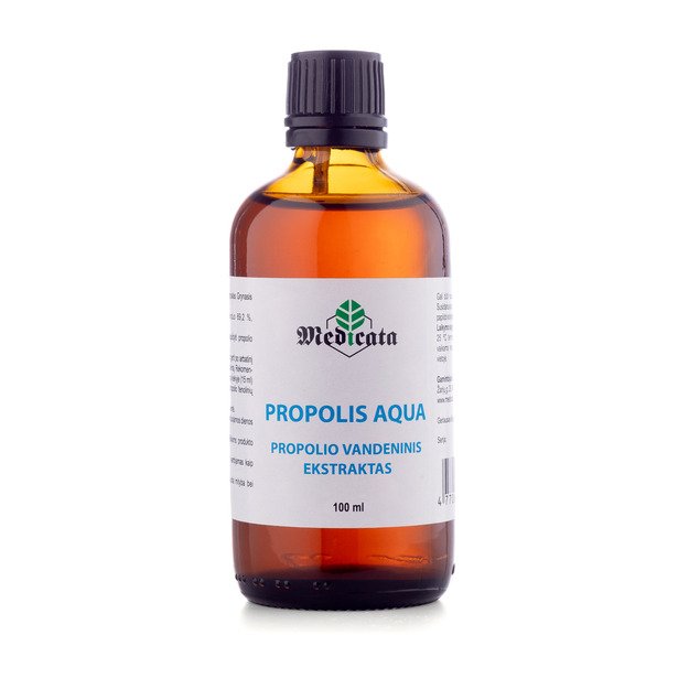 Propolio vandeninis ekstraktas, 100 ml (Propolis Aqua 100 ml)