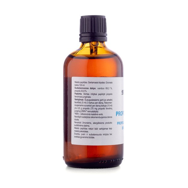 Propolio vandeninis ekstraktas, 100 ml (Propolis Aqua 100 ml)