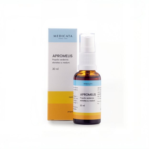 APROMELIS, aqueous propolis extract with honey, 30 ml