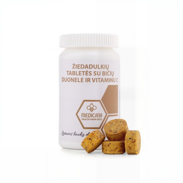 Pollen Tablets with Bee Bread and Vitamin C, N20 