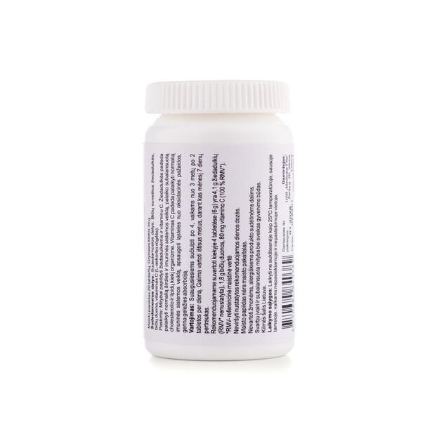 Žiedadulkių tabletės su BIČIŲ DUONELE ir vitaminu C, N20 