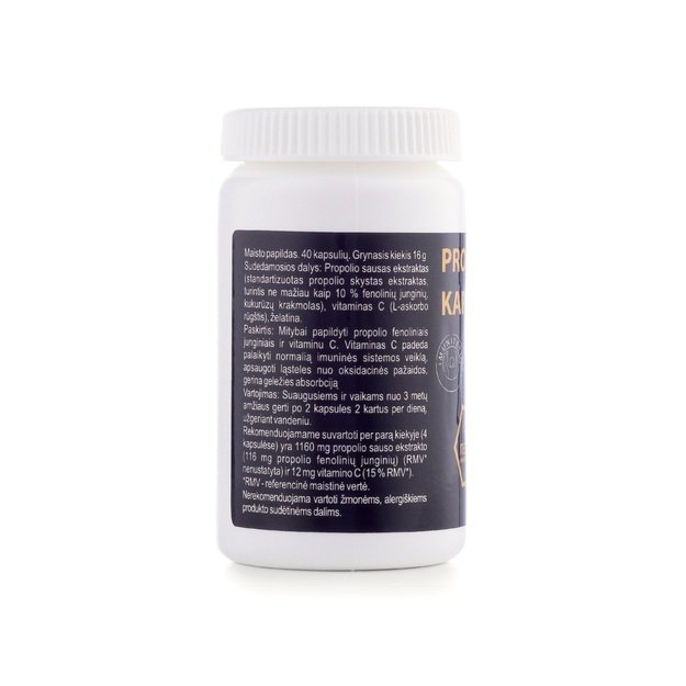 Propolis Capsules, 40 caps.