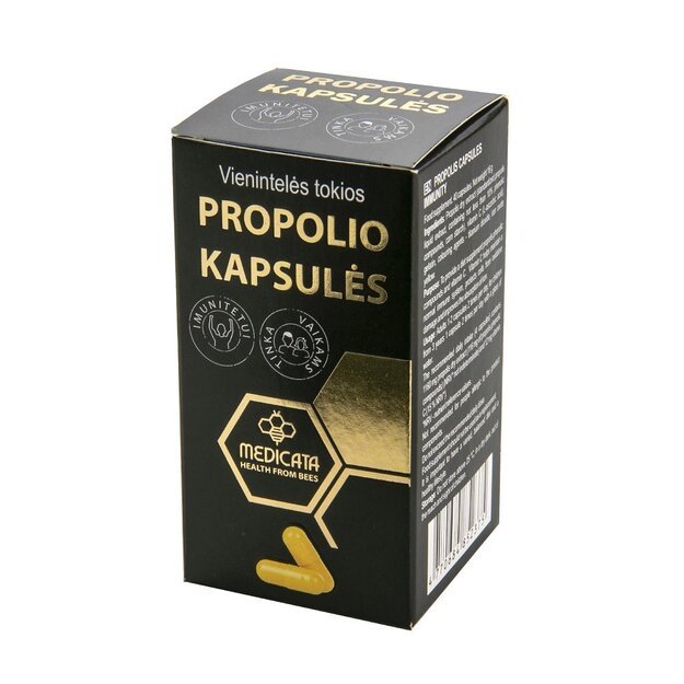 Propolio kapsulės, 40 kaps.
