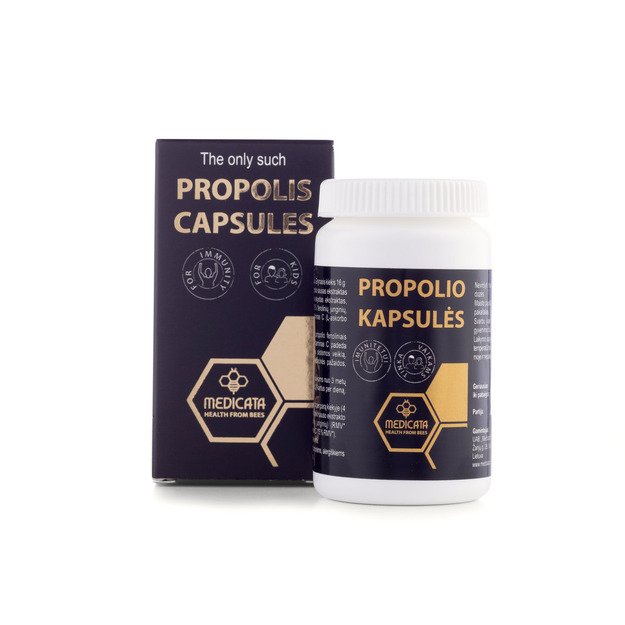 Propolio kapsulės, 40 kaps.